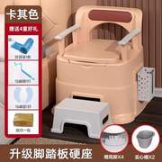 老人马桶孕妇坐便器便携厕所椅家用老年人，起夜神器室内移动座厕椅