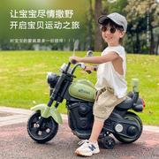 儿童电动车摩托车，1-5岁玩具车男女孩宝宝充电遥控电瓶童车可坐人