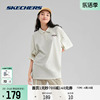 skechers斯凯奇polo衫，夏季男女同款宽松简约短袖，休闲通勤上衣