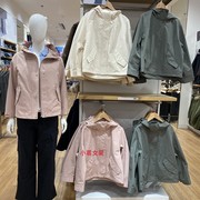 试衣间女装春季休闲连帽外套运动宽松夹克登山服防水冲锋衣465467