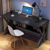 电脑桌台式家用写字桌现代简约书桌钢木办公桌，卧室简易桌学习桌子