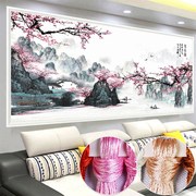 报春图蒙娜丽莎十字绣2020线绣中国风系列客厅大气家用风景