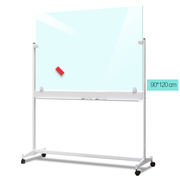 家用写字板可移动玻璃白板磁性白板架子儿童支架落地式支架式带i.