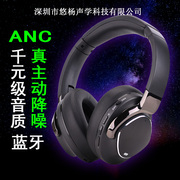 anc主动降噪蓝牙耳机，头戴式无线hifi音质，发烧级音乐重低音