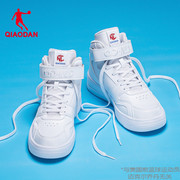 中国乔丹运动鞋女鞋2024夏季革面时尚高帮国潮板鞋学生休闲鞋小白