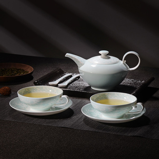 华光陶瓷华青瓷茶具，套装功夫茶具陶瓷，咖啡具冰心玉壶