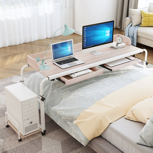 床上桌悬空可固定懒人笔记本电脑桌床上用可移动升降跨床桌小桌子