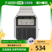 日本直邮卡西欧 CASIO 男士CA-500WE-1AJF款手表 金属质感计算器