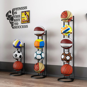 简易家用室内儿童篮球收纳架球类摆放置物架幼儿园球架放球收纳筐