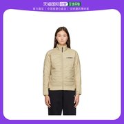 香港直邮潮奢 adidas 阿迪达斯 女士驼色填充夹克