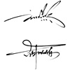 曦之专业签名商务英文明星艺术，个性签名设计一笔签电子签名纯手写