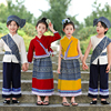 儿童傣族舞蹈服装男女童，云南西双版纳民族服饰，泼水节演出服日常装