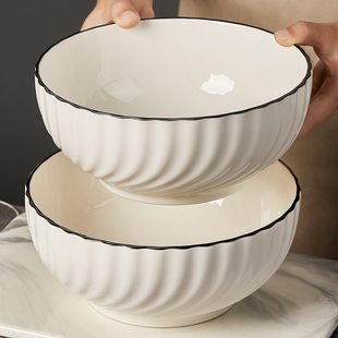 釉下彩汤碗家用2024大碗面碗高级感陶瓷汤面碗大号汤盆泡面碗