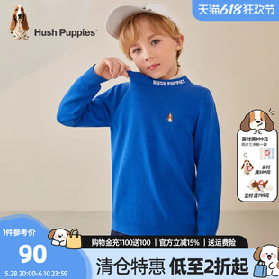 暇步士童装儿童毛衣男童女童秋冬宝宝洋气时髦针织打底衫保暖线衣