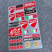 杜卡迪贴纸DUCATI821车标摩托车贴花头盔贴花防水个性复古赛车500