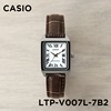 卡西欧手表女CASIO  LTP-V007L-7B2学生罗马数字小方表复古防水表