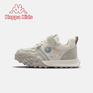 kappa卡帕童鞋2024夏季男童，学生透气网面跑步鞋女童运动鞋子