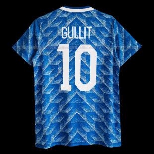 1988年荷兰队复古足球服客场套装，男10号古利特世界杯队服球衣定制