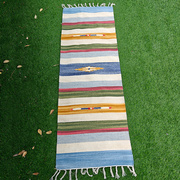 印度手工纯棉编织瑜伽垫瑜伽，毯棉质文艺，复古舒适装饰垫沙发床边毯