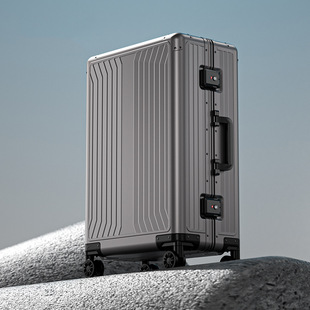 全铝镁合金旅行箱高端登机拉杆箱商务静音万向轮大容量行李箱