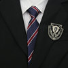 日系jk原创校供领带女条纹，款手打小物红色，学院风衬衫配饰酒红领结