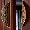 新中式衣柜门把手手柄仿古铜中式柜，门拉手对装抽屉，把手橱柜子五金