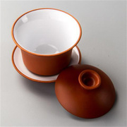 速发茶具主人杯宜兴紫砂盖碗茶杯三才碗单个功夫茶具套装茶海介杯