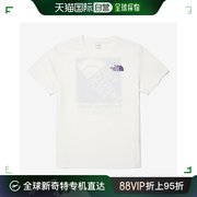 韩国直邮THE NORTH FACE T恤 儿童短袖圆领T恤NT7UN14T_WHT