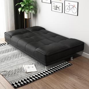 小户型多功能可折叠皮艺沙发，床简约现代两用客厅办公室沙发1.8米
