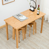 楠竹桌子儿童学习桌吃饭桌长方形，家用小户型餐桌实木书桌写字桌