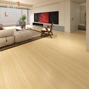 粒粒日式原木风木纹，砖瓷砖奶油色，客厅仿实木纹地板砖200x1200