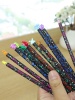日本nakabayashi仲林木头铅笔十二星座儿童专用HB一年级小学生手绘文具用品六角杆幼儿园学习套装初学者hb