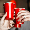 美国派对杯红色一次性塑料杯，创意beerpong游戏杯，cups杯子歌杯子