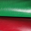 绿色红色水波纹头层牛皮服饰箱包皮革，皮鞋收到水桶包贝壳(包贝壳)包真皮(包真皮)料