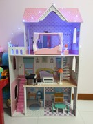 出口公主娃娃屋儿童木质别墅玩具房子小屋女孩过家家玩具房子礼物