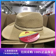 美国发 solar escape防紫外线防晒草编遮阳帽沙滩帽UPF50+