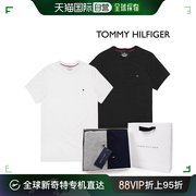 韩国直邮tommyhilfigert恤tommyhilfiger短袖t恤衫情侣2件新学