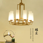 新中式吊灯中国风客厅灯现代简约家用餐厅，灯复古酒店会所工程吊灯