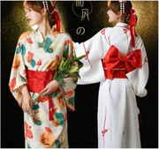 日系动漫cos和风连衣裙，神明少女改良睡衣日本传统写真和服女正装