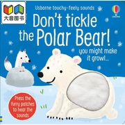 触摸发声书北极熊don'tticklethepolarbear!英文原版儿童纸板书，绘本动物有声书图画书usborne亲子童书大音
