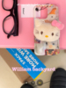 香蕉树研究所超可爱奶油色软软毛绒kitty手机支架复古玩具ins风，可爱手机壳适用于苹果15promax1413