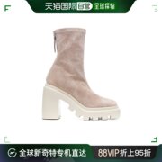 香港直邮潮奢 Vic MatiĒ 女士粗跟短筒靴