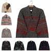 秋冬日本vintage复古古着孤品，羊毛男款套头外套，北欧风雪花抽象