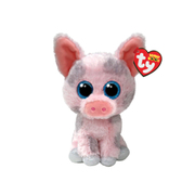 美国ty毛绒公仔伯恩-灰斑粉猪大眼睛儿童玩具可爱猪宝宝小猪