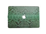 适用Apple苹果Macbook Pro/Air镂空真皮蛇纹电脑保护壳套DIY定制