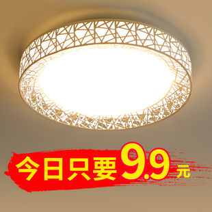 led吸顶灯圆形客厅灯，长方形简约现代大气，家用阳台卧室灯具吊灯