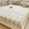 纯棉100全棉床笠单件，床罩2023床垫保护罩，防尘床单床套罩1.8米