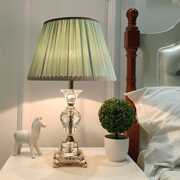 高档水晶台灯卧室床头灯创意，欧式小奢华温馨浪漫美式简约现代