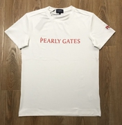 出口日韩PEARLYGATES高尔夫男装圆领短袖T恤弹力速干运动休闲防晒