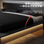 极简榻榻米床1.8米1.5双人床现代简约主卧地台床酒店日式落地矮床
